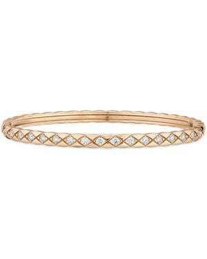 CHANEL And Diamond Coco Crush Bangle - Natural