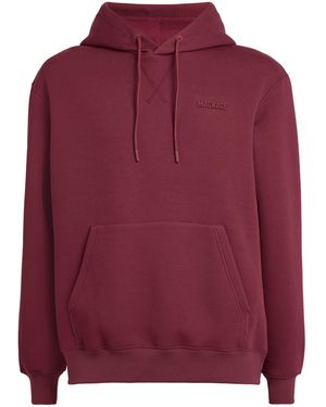 Mackage Cotton-Blend Logo Krystian Hoodie - Red