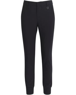 WOOYOUNGMI Wool-Blend Slim Tailored Trousers - Black