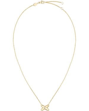 Chaumet And Diamond Jeux De Liens Pendant Necklace - White