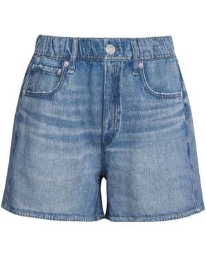 Rag & Bone Miramar Terry Walking Shorts - Blue