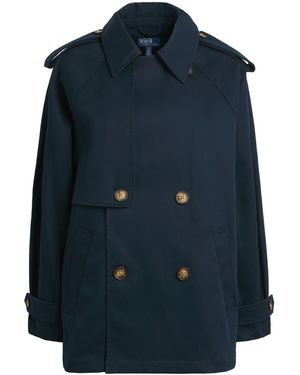 Polo Ralph Lauren Cotton Balloon Trench Coat - Blue