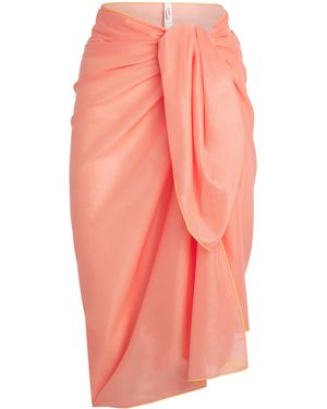 Eres Cotton Voile Cabine Pareo - Pink