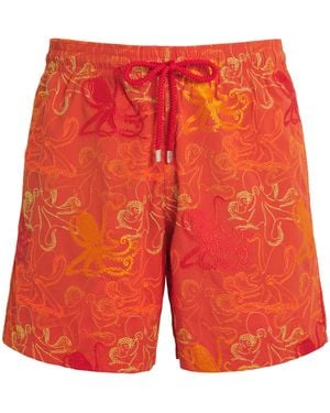 Vilebrequin Octopussy Embroidered Mistral Swim Shorts