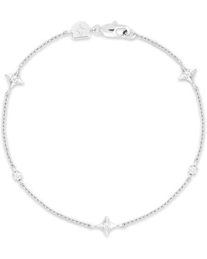 Astrid & Miyu Rhodium-Plated Cosmic Star Bracelet - White