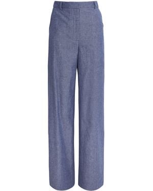 Safiyaa Chambray Touca Pants - Blue