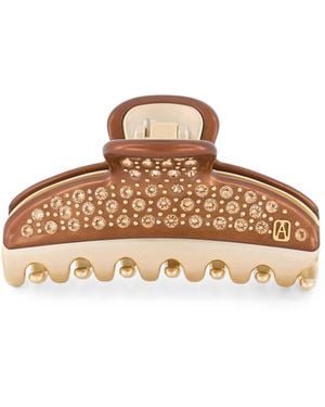 Alexandre De Paris Plated Claw Hair Clip - Brown