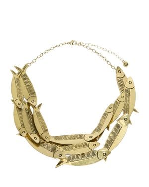 Marina Rinaldi Fish Necklace - Metallic