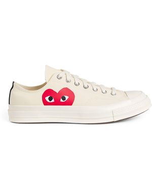COMME DES GARÇONS PLAY X Converse Heart Chuck Taylor All Star '70 Low-Top Trainers - White