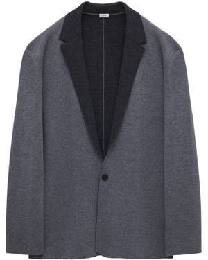 Loewe Wool Blazer - Blue