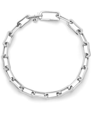 Monica Vinader Sterling Alta Mini Chain Bracelet - Metallic