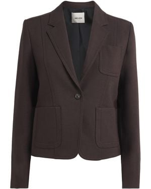 ME+EM Fitted Cropped Blazer - Black