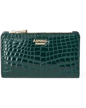Aspinal of London Small Mayfair Purse - Green
