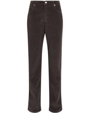 Guest In Residence The Weekender Straight-Leg Jeans - Grey