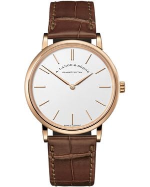A. Lange & Sohne Saxonia Thin Watch - Metallic