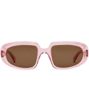 Loewe Rectangular Steps Sunglasses - Pink