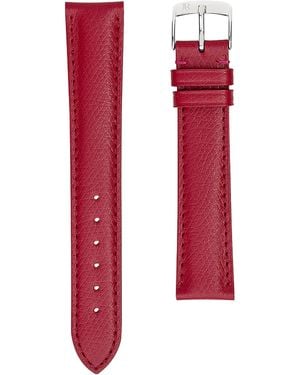 Jean Rousseau Vegetable-Tanned Leather 3.5 Watch Strap - Red