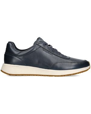 Cole Haan Leather Grandprø Luxe Mile Trainers - Blue