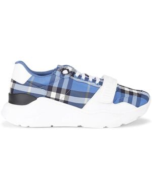 Burberry New Regis Vintage Check Sneakers - Blue