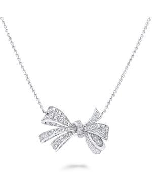 Graff And Diamond Tilda's Bow Necklace - Metallic