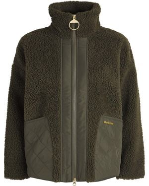 Barbour Fleece Brawby Jacket - Green