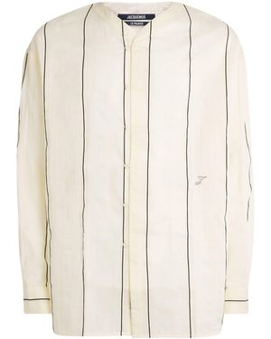 Jacquemus Cotton-Silk Venice Shirt - White