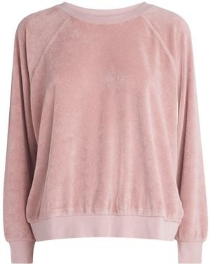 Suzie Kondi Cotton-Blend Samos Sweatshirt - Pink