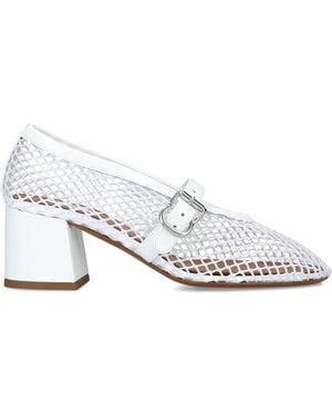 Alaïa Fishnet Pumps 55 - White