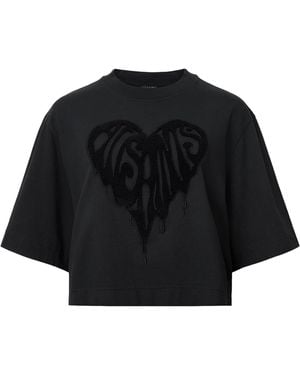 AllSaints Organic Cotton Trip Lottie T-Shirt - Black