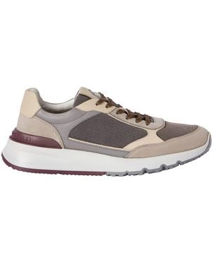 Brunello Cucinelli Nubuck-Suede Trainers - Grey