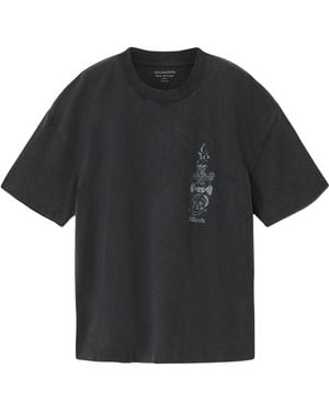 AllSaints Organic Cotton Ignis T-Shirt - Black