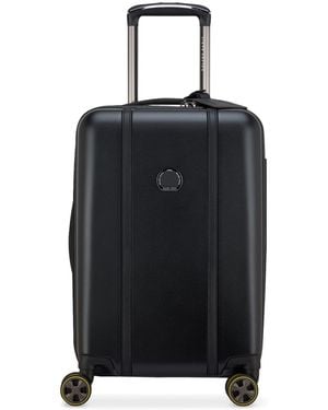 Delsey Cadence Expandable Hard Cabin Suitcase - Black