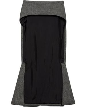スカート Prada Midi skirt in mouline Prada Mouline Wool Midi Skirt - Bergdorf Goodman