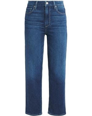 PAIGE Mason Ankle Straight Jeans - Blue