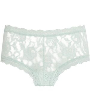 Hanky Panky Signature Floral Lace Boyshorts Lingerie - White