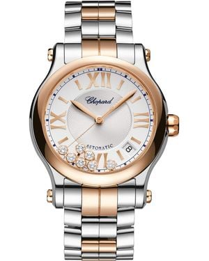 Chopard Stainless Steel, And Diamond Happy Sport Watch - Metallic