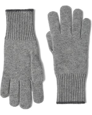 Brunello Cucinelli Cashmere Gloves - Gray
