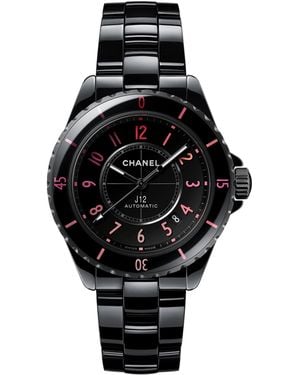 CHANEL Ceramic And Steel J12 Blush Calibre 12.1 Watch - Black