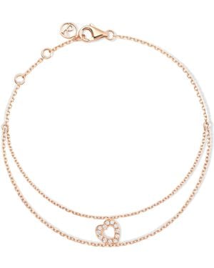 Repossi And Diamond Antifer Chain Bracelet - Metallic