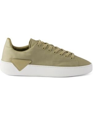 Prada Re-Nylon Court Trainers - Green