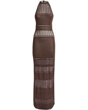 Away That Day Crochet Zanzibar Maxi Dress - White