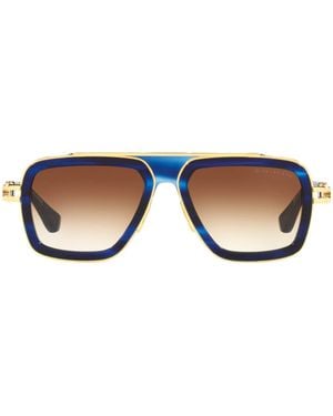 Dita Eyewear Lxn Evo Rectangle Sunglasses - Brown