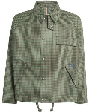 Barbour X Paul Smith Check Transport Casual Jacket - Green