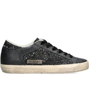 Golden Goose Glitter Super Star Low-Top Trainers - Black
