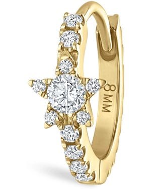 Maria Tash Diamond Star Eternity Hoop Earring - Metallic