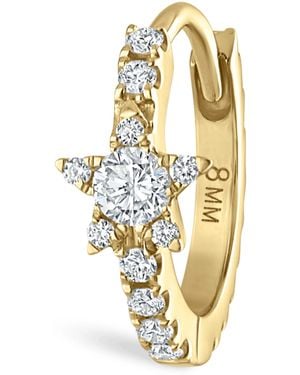Maria Tash Diamond Star Eternity Hoop Earring - Metallic