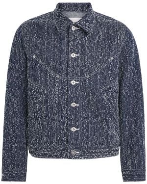 SAGE NATION Speckled Jiji Denim Jacket - Blue