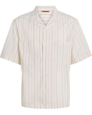 Barena Cotton Bowling Shirt - White