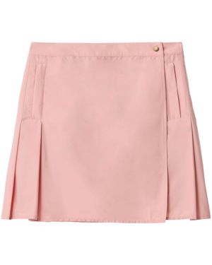 Burberry Stretch Pleated Mini Skirt - Pink