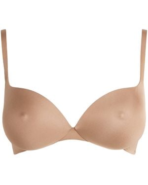 Skims Ultimate Nipple Wireless Push-Up Bra - Natural